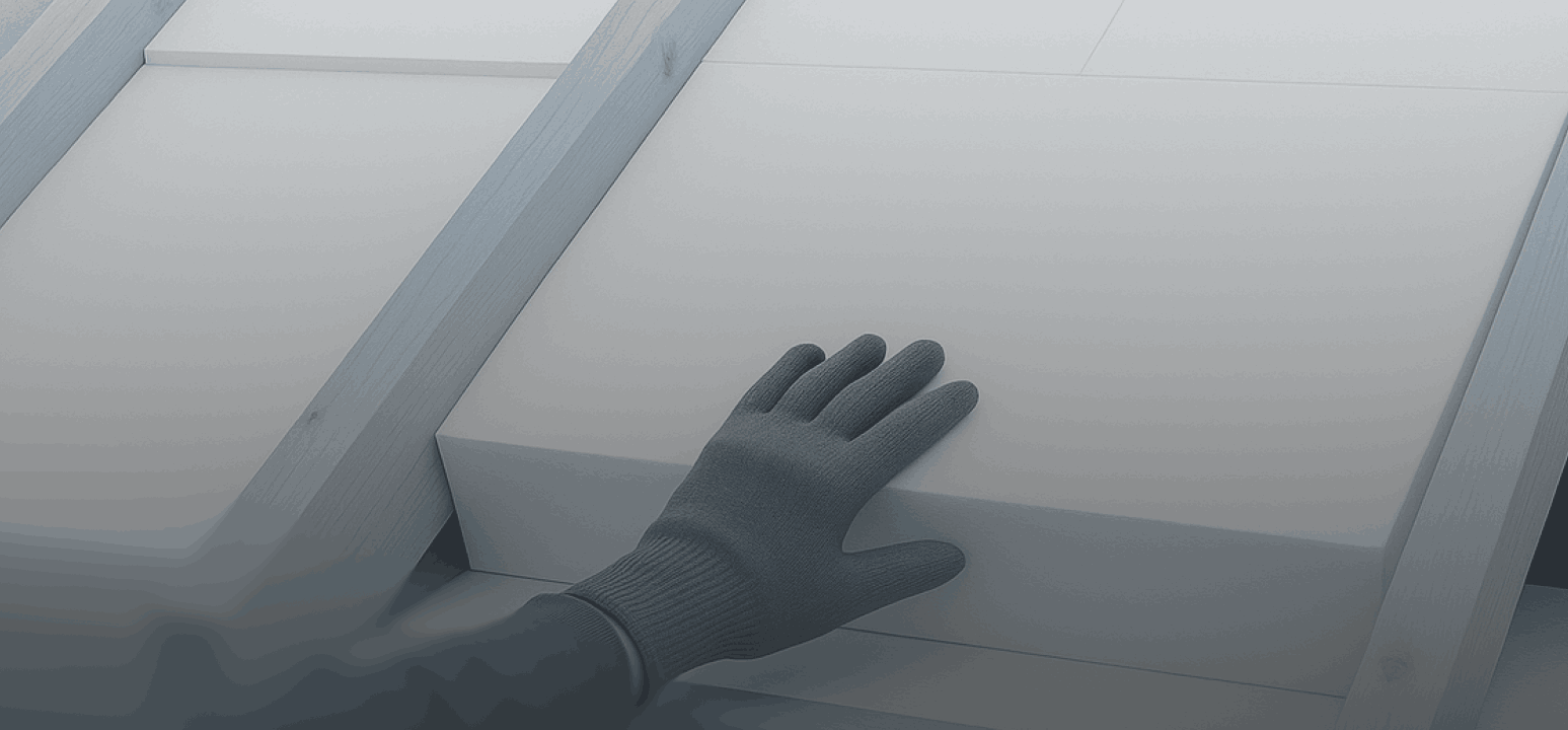 Утепление скатной кровли и мансард