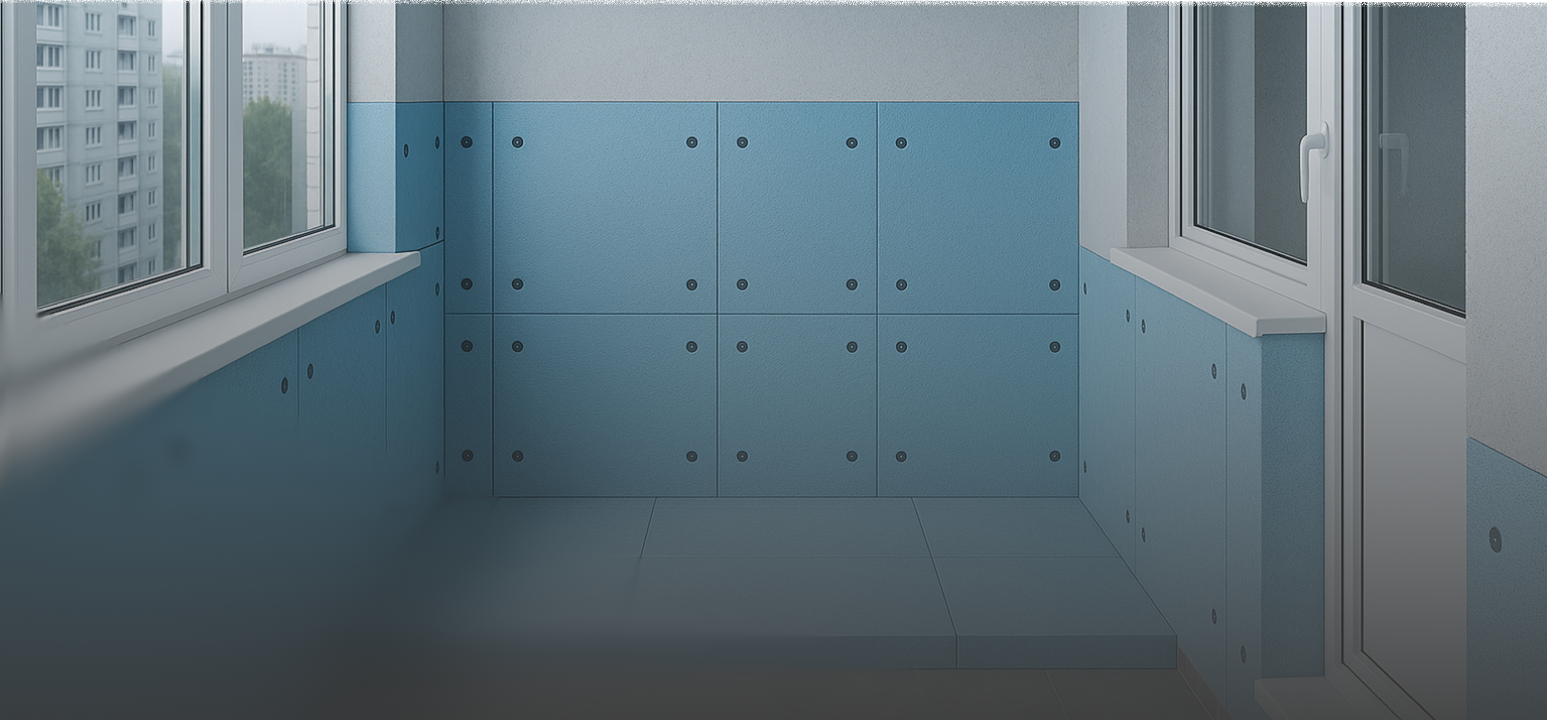 Утепление лоджий и балконов