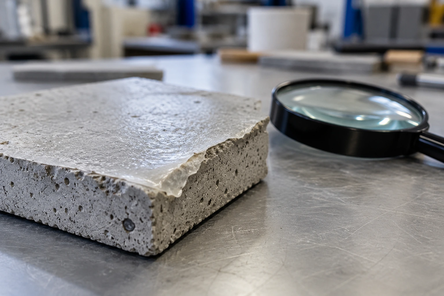 Как искать причину отслоения покрытия после обработки жидким стеклом