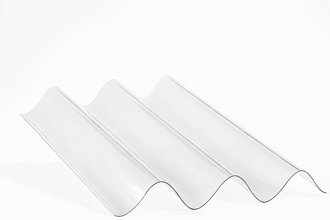 COMPOGLASS КРИСТАЛЛ волна СВ-38, прозрачный, глянцевый, 0,8 мм, 1200х2000 мм