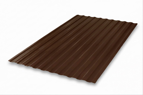 COMPOGLASS CRYSTAL trapezoidal S-8, transparent, brown, glossy, 0,8 mm, 1200x2000 mm