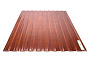 COMPOGLASS CRYSTAL trapezoidal S-8, transparent, bronze, glossy, 0,8 mm, 1200x2000 mm