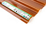 COMPOGLASS CRYSTAL trapezoidal S-8, transparent, bronze, glossy, 0,8 mm, 1200x3000 mm