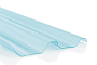 COMPOGLASS КРИСТАЛЛ трапеция С-20, прозрачный голубой, глянцевый, 0,8 мм, 1150х2000 мм