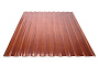COMPOGLASS CRYSTAL trapezoidal S-8, transparent, bronze, glossy, 0,8 mm, 1200x2000 mm