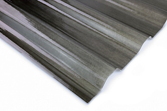 COMPOGLASS CRYSTAL trapezoidal S-20, transparent, grey, glossy, 0,8 mm, 1150x2000 mm