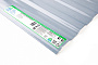 COMPOGLASS CRYSTAL trapezoidal S-8, transparent, blue, glossy, 0,8 mm, 1200x2000 mm