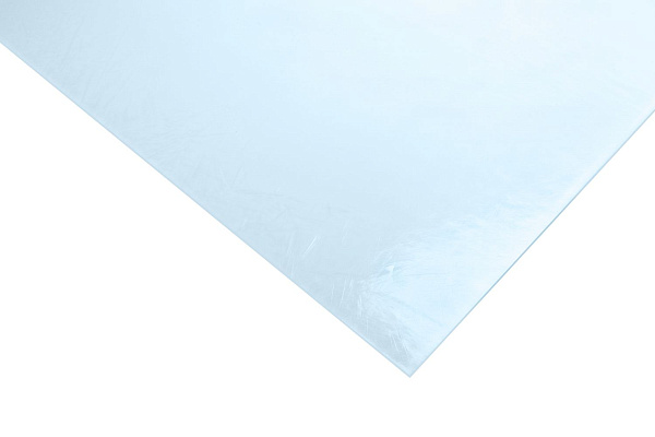 COMPOGLASS CRYSTAL flat, transparent, blue, glossy, 1 mm, 1150x6000 mm