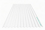 COMPOGLASS CRYSTAL wave SV-38, transparent, glossy, 0,8 mm, 1200x2000 mm