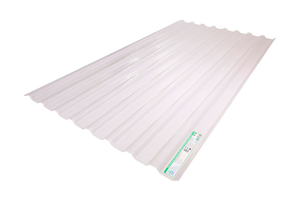 COMPOGLASS CRYSTAL trapezoidal S-20, transparent, glossy, 0,8 mm, 1150x2000 mm