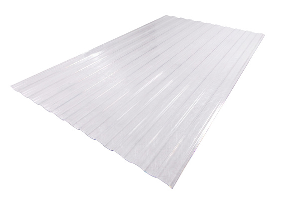 COMPOGLASS CRYSTAL trapezoidal S-8, transparent, glossy, 0,8 mm, 1200x2000 mm