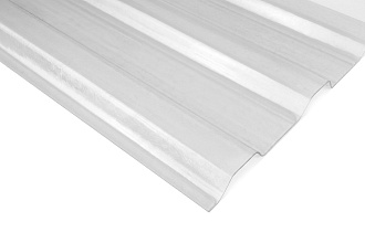 COMPOGLASS CRYSTAL trapezoidal S-20, transparent, glossy, 0,8 mm, 1150x2000 mm