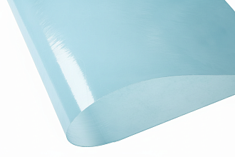 COMPOGLASS КРИСТАЛЛ плоский, прозрачный, голубой, глянцевый, 1 мм, 1150х6000 мм