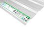 COMPOGLASS CRYSTAL trapezoidal S-20, transparent, glossy, 0,8 mm, 1150x3000 mm