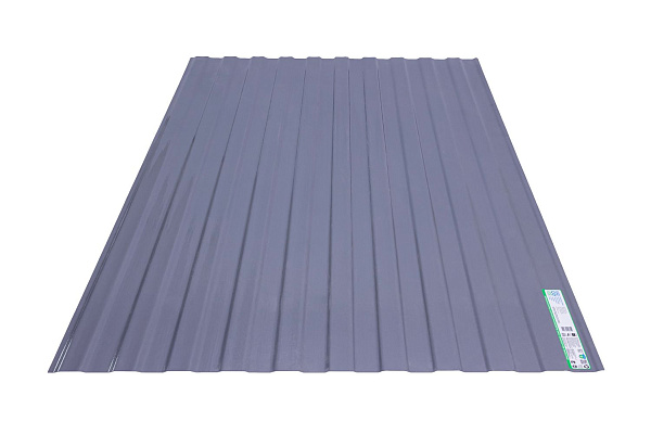 COMPOGLASS CRYSTAL trapezoidal S-8, opaque, graphite, glossy, 0,8 mm, 1200x2000 mm