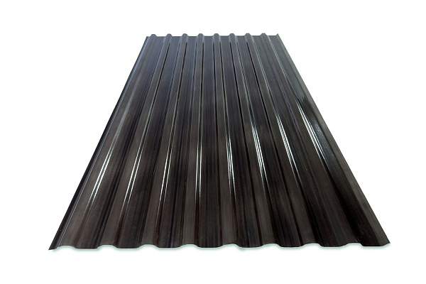 COMPOGLASS CRYSTAL trapezoidal S-20, transparent, grey, glossy, 0,8 mm, 1150x2000 mm