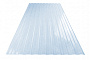 COMPOGLASS CRYSTAL trapezoidal S-8, transparent, blue, glossy, 0,8 mm, 1200x2000 mm