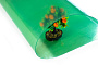 COMPOGLASS CRYSTAL flat, transparent, green, glossy, 1 mm, 1150x6000 mm