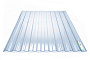 COMPOGLASS CRYSTAL trapezoidal S-8, transparent, blue, glossy, 0,8 mm, 1200x2000 mm