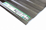 COMPOGLASS CRYSTAL trapezoidal S-8, transparent, grey, glossy, 0,8 mm, 1200x3000 mm