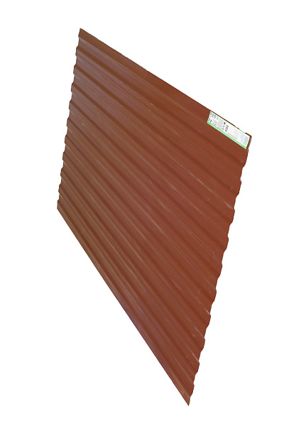 COMPOGLASS CRYSTAL trapezoidal S-8, opaque, brown, glossy, 0,8 mm, 1200x2000 mm