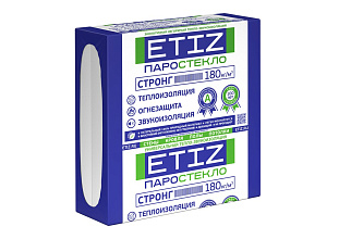4 Плиты ЭТИЗ Стронг, толщина 50 мм; плотность 180 кг/м3, размер 600х600 мм