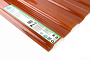 COMPOGLASS CRYSTAL trapezoidal S-8, transparent, bronze, glossy, 0,8 mm, 1200x2000 mm
