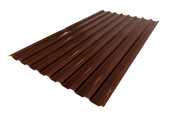 COMPOGLASS CRYSTAL trapezoidal S-20, transparent, brown, glossy, 0,8 mm, 1150x2000 mm