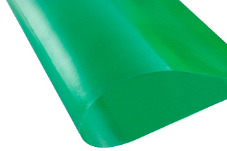 COMPOGLASS CRYSTAL flat, transparent, green, glossy, 1 mm, 1150x6000 mm
