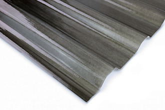 COMPOGLASS CRYSTAL trapezoidal S-20, transparent, grey, glossy, 0,8 mm, 1150x3000 mm