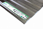 COMPOGLASS CRYSTAL trapezoidal S-8, transparent, grey, glossy, 0,8 mm, 1200x2000 mm