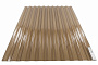 COMPOGLASS CRYSTAL trapezoidal S-8, transparent, bronze, glossy, 0,8 mm, 1200x3000 mm