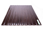 COMPOGLASS CRYSTAL trapezoidal S-8, transparent, brown, glossy, 0,8 mm, 1200x3000 mm