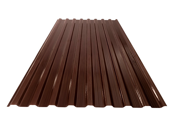 COMPOGLASS CRYSTAL trapezoidal S-20, transparent, brown, glossy, 0,8 mm, 1150x2000 mm