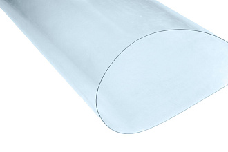 COMPOGLASS CRYSTAL flat, transparent, blue, glossy, 1 mm, 1150x6000 mm
