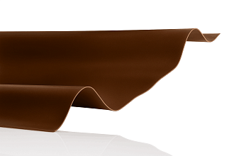 COMPOGLASS АЛМАЗ трапеция С-25, коричневый RAL 8017, матовый, 1,2 мм, 1150х2000 мм