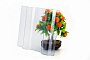 COMPOGLASS CRYSTAL trapezoidal S-20, transparent, blue, glossy, 0,8 mm, 1150x2000 mm