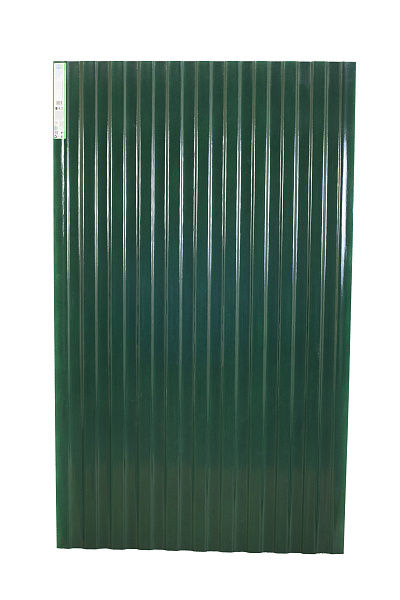 COMPOGLASS CRYSTAL trapezoidal S-8, opaque, green, glossy, 0,8 mm, 1200x2000 mm