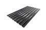 COMPOGLASS CRYSTAL trapezoidal S-20, transparent, grey, glossy, 0,8 mm, 1150x2000 mm