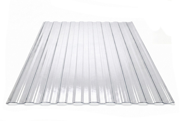 COMPOGLASS CRYSTAL trapezoidal S-8, transparent, glossy, 0,8 mm, 1200x3000 mm