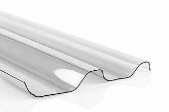 COMPOGLASS КРИСТАЛЛ трапеция С-20, прозрачный, глянцевый, 0,8 мм, 1150х2000 мм