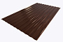 COMPOGLASS CRYSTAL trapezoidal S-8, transparent, brown, glossy, 0,8 mm, 1200x2000 mm