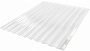COMPOGLASS CRYSTAL trapezoidal S-8, transparent, glossy, 0,8 mm, 1200x3000 mm