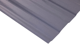 COMPOGLASS CRYSTAL trapezoidal S-8, opaque, graphite, glossy, 0,8 mm, 1200x2000 mm