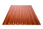 COMPOGLASS CRYSTAL trapezoidal S-8, transparent, bronze, glossy, 0,8 mm, 1200x3000 mm